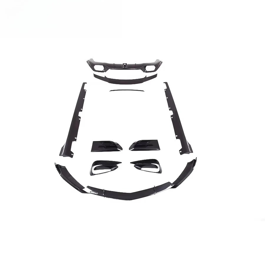 GT GTS Auto Full Facelift Body Kits New Carbon Fiber Body Parts for Automobiles-Front Lip Rear Diffuser Side Skirts Bumper Bady